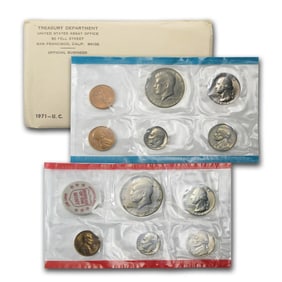 1971 US Mint Set - P & D Sets in OMP
