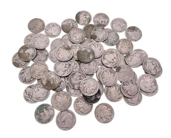 (70) Random Date/Grade Buffalo Nickels