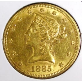 1885  10 Gold Liberty Eagle