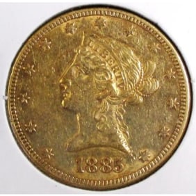 1885  10 Gold Liberty Eagle