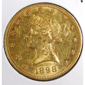 1898  10 Gold Liberty Eagle
