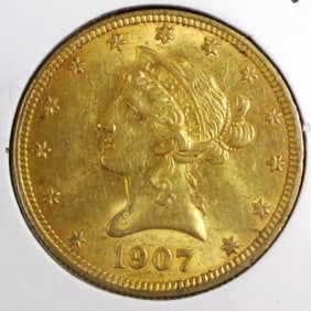 1907  10 Gold Liberty Eagle
