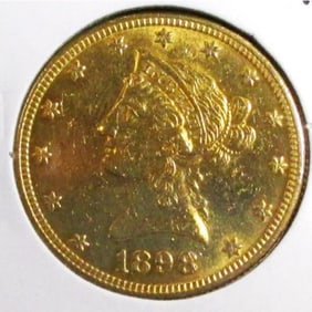 1898 $ 10 Gold Liberty Eagle