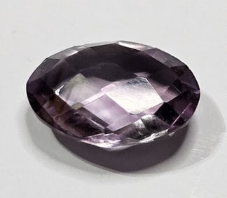 4.60 ct. Natural Amethyst Gem - Checkerboard Cut