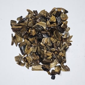 132.6 tcw. Natural Tiger Eye Tumbled Chips