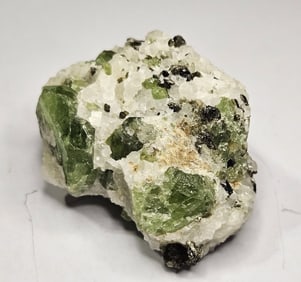 61.33 gram Chrome Diopside Specimen in Quartz