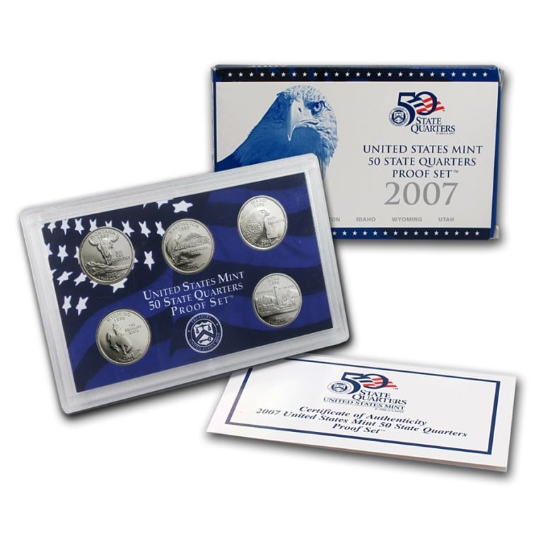 2007 US Mint State Quarter Proof Set OMP (1 of 1)