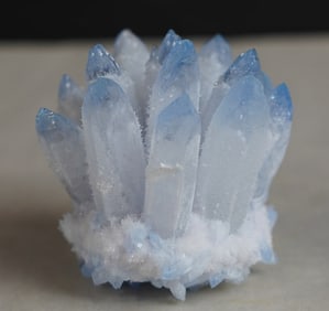 Blue Chromium Crystal Cluster
