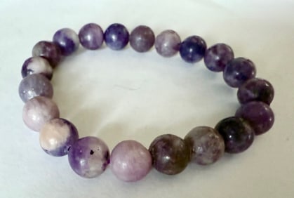 Lepidolite 10MM Stone Bracelet