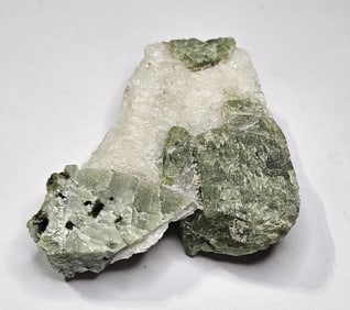 71. 76 gram Fabulous Diopside Specimen in Quartz
