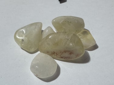 Lot of (5) Natural Citrine Tunbled Stones