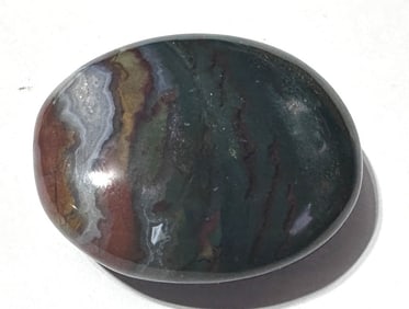 79.16 gram Green Zebra Agate Palm Stone