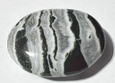 Large Zebra Jasper Agate Palm Stone