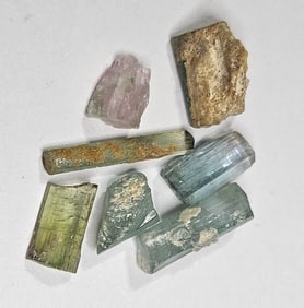 7.75 tcw. Gem Grade Multi Color Tourmaline Parcel