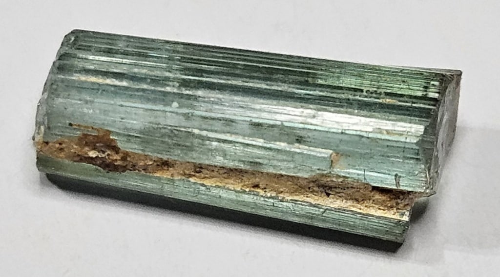 3.15 ct. Gem Grade Tourmaline Crystal Spear: Item is the exact item in the image- Bidder is responsible for all value and grade determination -