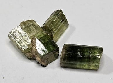 7.20 tcw. Gem Grade Green Tourmaline Gem parcel