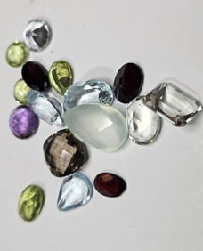 18.85 tcw. Natural Facteted Gemstone Parcel