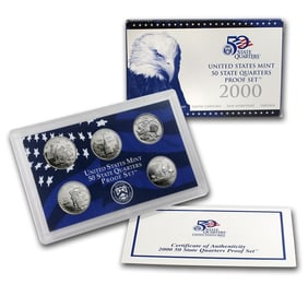 2000 US Mint State Quarter Proof Set in OMP