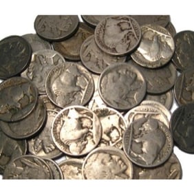 (40) Buffalo Nickels - Random Date and Grade