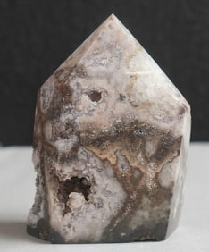 Fine Agate Geode Stand Up Tower