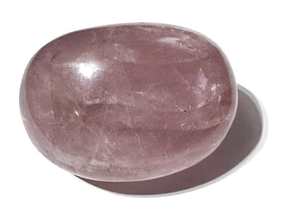 Large Rose Quartz Medallion - 88.80 Grams