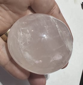 Large 226 Gram Natural Rose Quartz Gallet