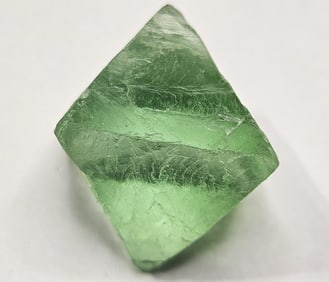 18.12 gram Gem Grade Green Flourite Octahedron