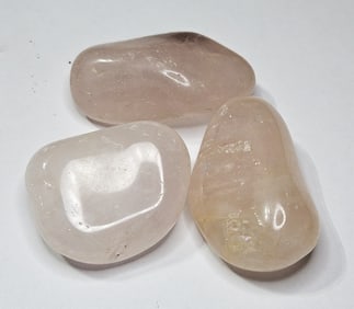 59.18 gram Natural Rose Quartz Tumbled Stone Lot