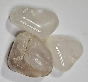 44 gram Natural Rose Quartz Tumbled Stone Lot