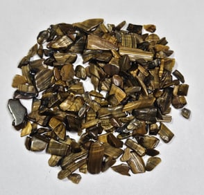 30.43 gram Natural Tiger Eye Tumbled Chips