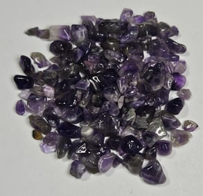 31.33 gram Natural Amethyst Tumbled Chips