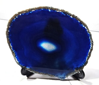 Blue Banded Agate Dyed Slab