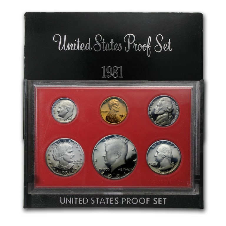 1981 US Mint Proof Set in OMP (1 of 1)