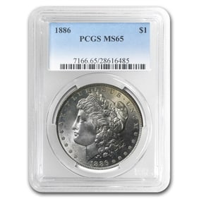 1886 MS 65 PCGS Morgan Silver Dollar
