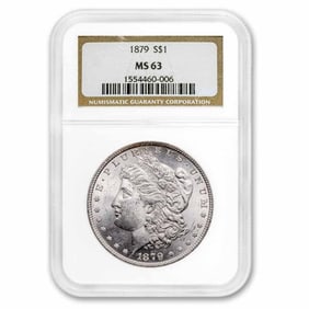 1879 P MS 63 NGC Morgan Silver Dollar