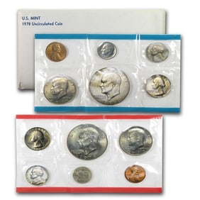 1978 US Mint Sets- P & D in OMP