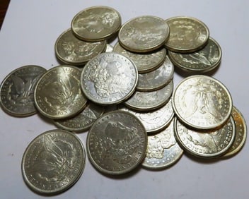 (20) BU Grade 1921 Morgan Dollars