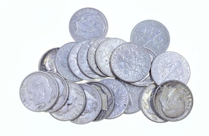 (20) Random Date- 90% Silver Roosevelt Dimes