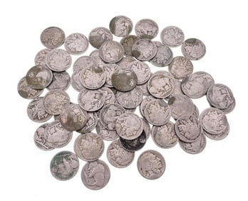 (70) Random Date/Grade Buffalo Nickels