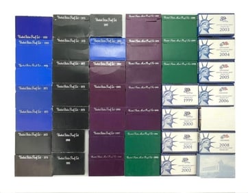 1968 thru 2008 and 2010 Proof Sets