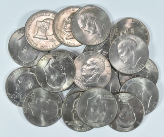 (20) Random Date IKE Dollars