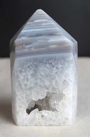 Brazilian Agate Geode Tower