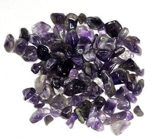 23.20 gram Natural Amethyst Tumbled Chip Lot