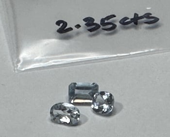 2.35 tcw. Natural Grade AAA Aquamarine Gem Parcel