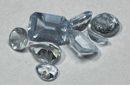 4.9 tcw. Natural Grade AAA Aquamarine Gem Parcel