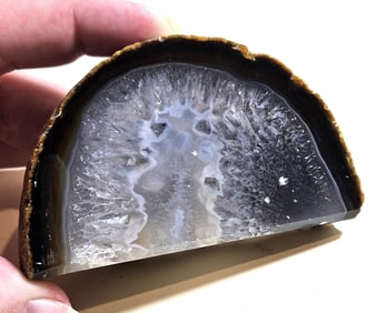 Natural Banded Agate Stand Up End - Specimen