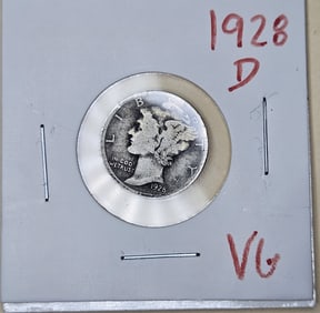 1928 D Mercury Dime