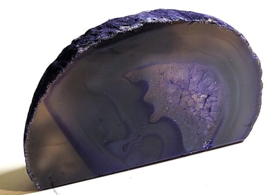 Purple Dyed Agate End Stand Up - Specimen