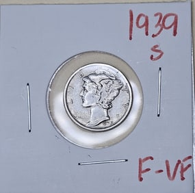 1939 S Mercury Dime