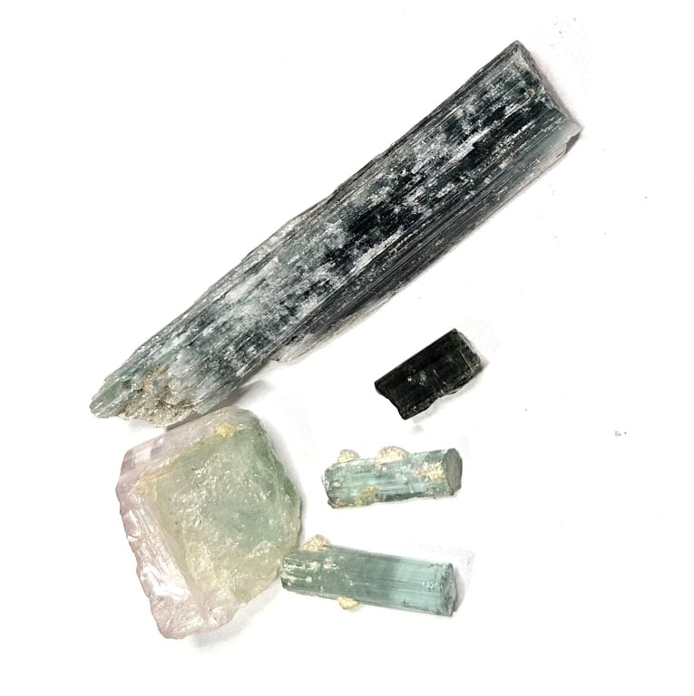 45 tcw. Gem Grade Tourmaline Lot - Multi Color: Item is the item in the image - Bidder is responsible for all value and grade determination - Please review all terms and conditions prior to placing any bids- All bids are an agreement toallterms-